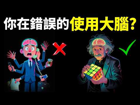 大腦的效率:人們在錯誤的使用大腦 | 暢銷書解讀《效率腦科學》(讀書,自我提升,有聲書,書評,人生智慧)