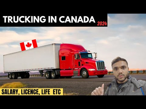 TRUCK DRIVER LIFE IN CANADA 2024 || MONTHLY SALARY OF TRUCK DRIVER IN CANADA ?? || @Vipankataria