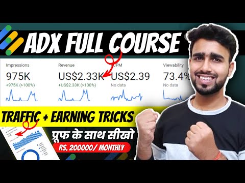 Google Ad Manager Full Course: 2 लाख हर महीने कमाओ Traffic & Earning Tricks Proof के साथ सीखो