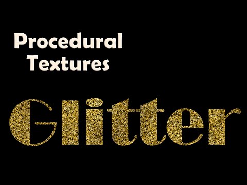 Glitter in Affinity Photo's Procedural Texture Filter