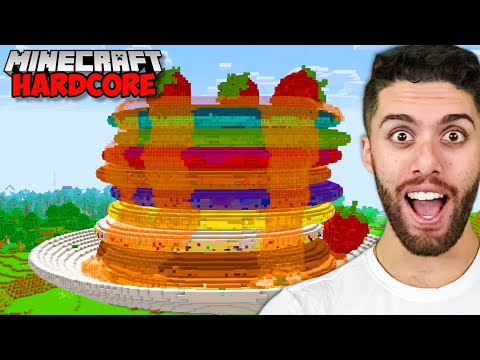 I Built The WORLDS BIGGEST PANCAKES in Minecraft Hardcore