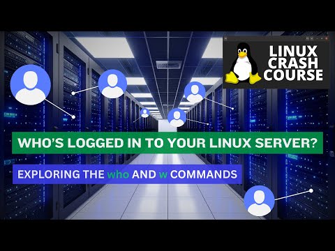 Linux Commands: How To Use "who" And "w" Commands