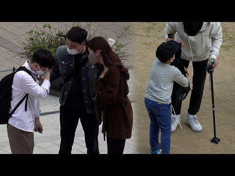 The most touching scene in the social experiment, BEST5