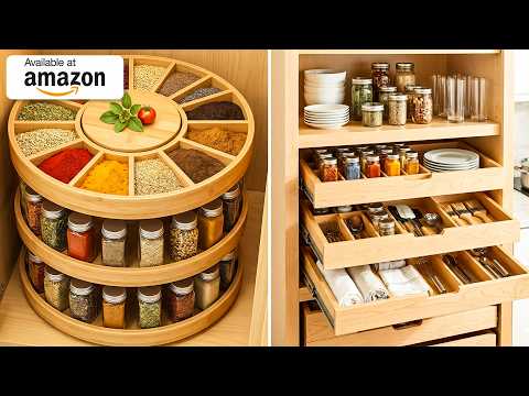 55 Amazon Kitchen Organization & Storage Hacks To Maximize Space in Your Tiny Kitchen!
