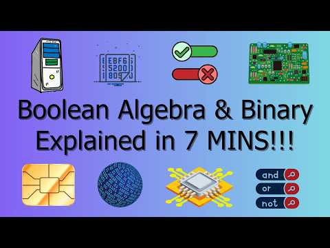 Boolean Algebra & Logic Gates | Binary Made Simple (7 MINS)