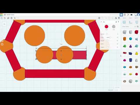Another Castle Toy - Part 1, TinkerCAD Timelapse