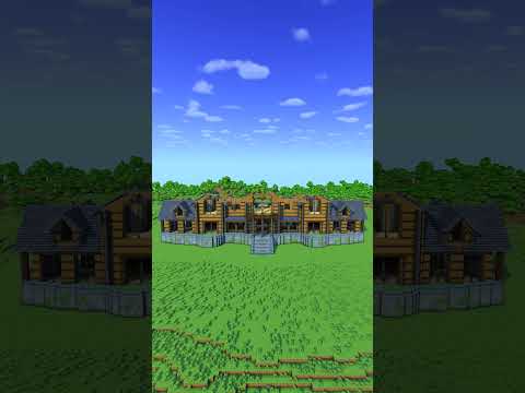 Minecraft Ultimate Survival Log House Build