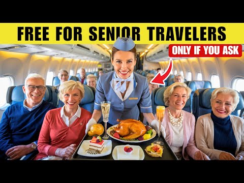 15 Free Things Seniors Can Ask For On A Flight (Airlines Hate This!)
