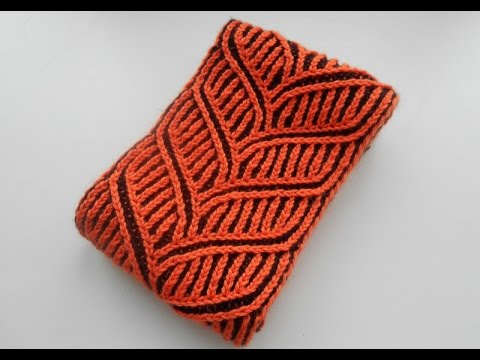 Шарф в технике бриошь. Часть I - Scarf in technology brioche. Part I