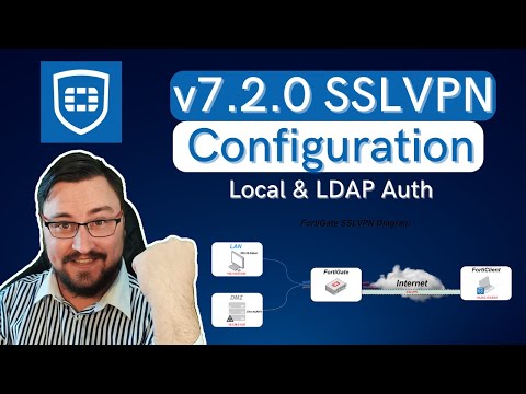 FortiGate v7.2.0 SSLVPN Configuration (Local & LDAP Auth)