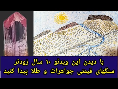 آموزش اکتشاف سنگهای قیمتی گارنت/ عقیق /جاسپر/ کوارتز / طلا / نقره/ تورمالین/ آکوامارین و غیره ..... 