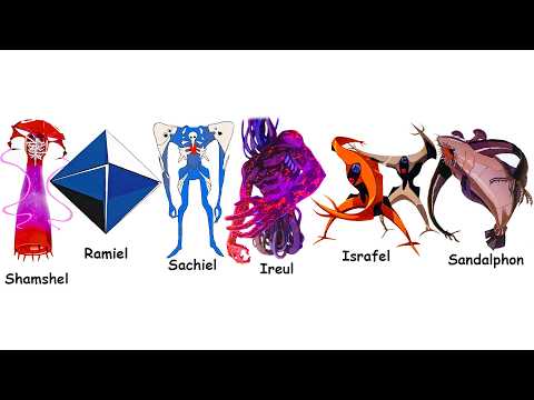 Every Angel from Evangelion