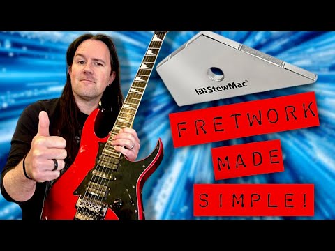 How To Fix a High Fret with the Stew Mac FRET KISSER!