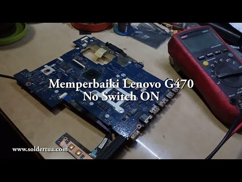 How to Fix Lenovo G470 Laptop No Switch ON | Press the Power Button can't turn on