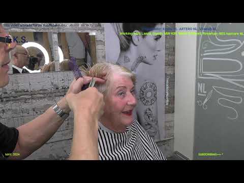 I don't want to look old, cut me a nice short feminine hairstyle!! Agnes cut / color by T.K.S.