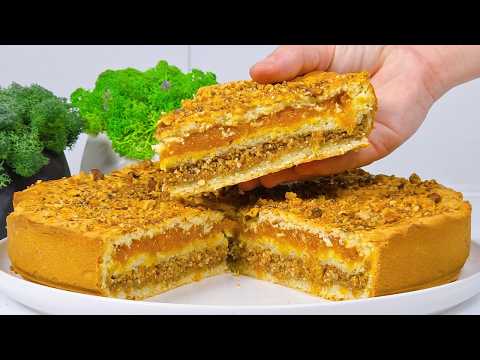 I'm baking this PIE every other day!! INCREDIBLY TASTY DOUBLE-LAYER PIE with NUTRITION