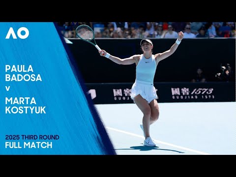 Paula Badosa v Marta Kostyuk Full Match | Australian Open 2025 Third Round