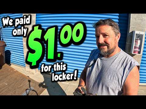 We found CASH MONEY inside this ONE DOLLAR storage unit!I