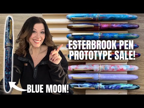 BIG News, NEW Esterbrook Estie Blue Moon Fountain Pen & Esterbrook Auction Details