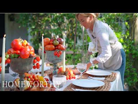 Tomato-Inspired Recipes & Summer Tablescape Styling | At Home with Ruth McKeaney 