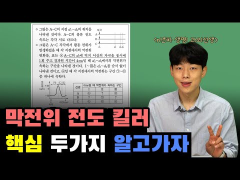 수능 생명과학1 - 막전위 전도 킬러문제 정복하기 (개념편)