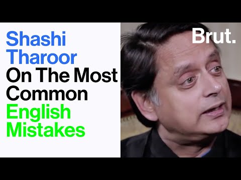 Are you using these common English words incorrectly? Shashi Tharoor on Indian English