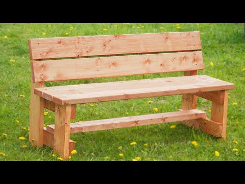 Садовая скамейка  / DIY garden bench