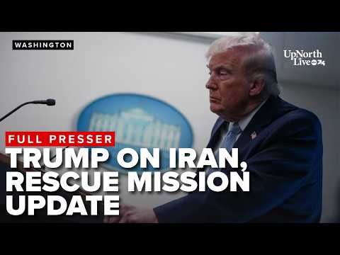 FULL BRIEFING: Trump's updates on Iran following "very historic" airman rescue mission