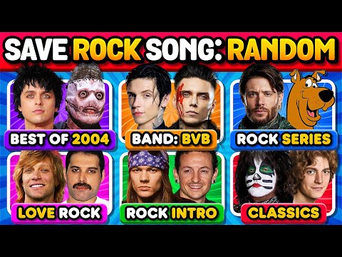 Save 1 Rock Song 🎸🔥 RANDOM: ROCK EDITION, 6 SONGS QUIZ | Music Challenge