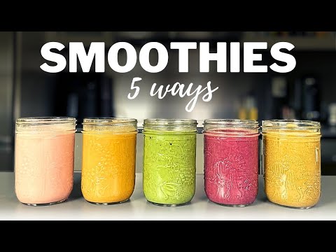 5 HEALTHY SMOOTHIES » My Easy Guide to Delicious, Nutritious Smoothies