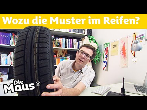 Warum hat der Autoreifen ein Profil? | DieMaus | WDR