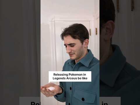 Releasing Pokemon in Legends Arceus be like