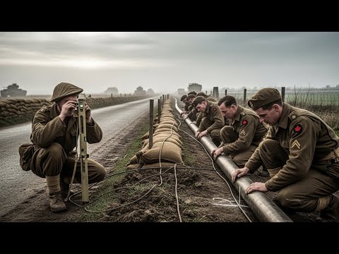 Canadian Engineers Built a Minefield Under Roads… German Tanks Realised They Were Doomed