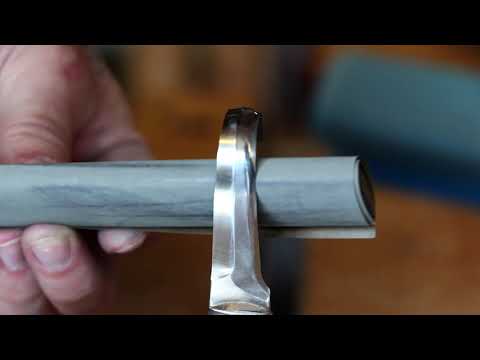 Spoonknife sharpening - From dull to razor sharp!