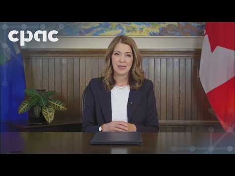 Alberta Premier Danielle Smith addresses province – February 19, 2026