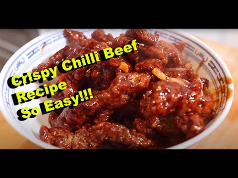 Crispy Chilli Beef  - Easy Recipe!!