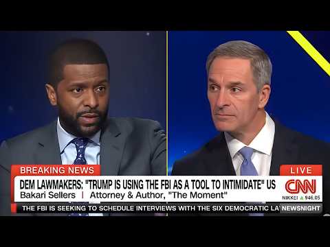 FBI Investigates Lawmakers Over Military Video | Bakari Sellers On CNN