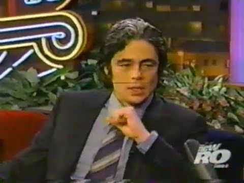 Tonight Show Jay Leno - Benicio Del Toro - Traffic - 2001