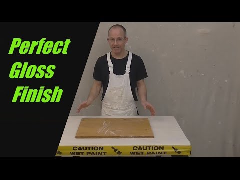 Perfect Gloss Finish Using A Paint Brush