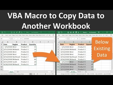 VBA Macro to Copy Data from Another Workbook in Excel
