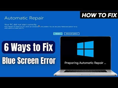 How to Fix "Preparing Automatic Repair" Loop Blue Screen Error on Windows 10/11 - (6 Ways to Fix)