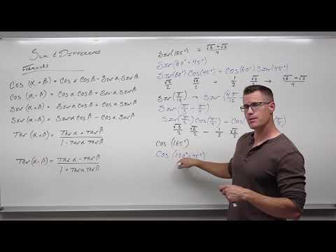 Introduction to Sum and Difference Formulas in Trigonometry (Precalculus - Trigonometry 25)