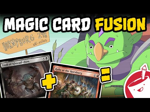 Opening Magic Packs and Combining the Cards Into New Monsters