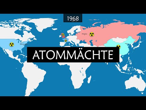 Die Geschichte der Atommächte - Zusammenfassung auf einer Karte