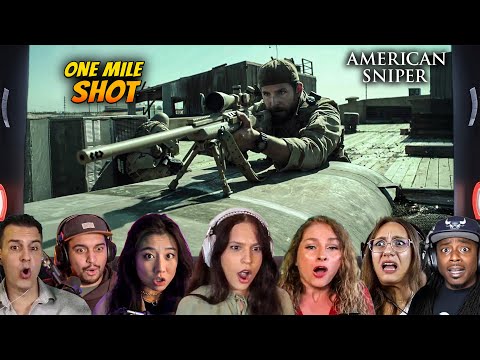 "One Mile Shot" TAC-338’s Power – American Sniper (2014) | Reaction Compilation