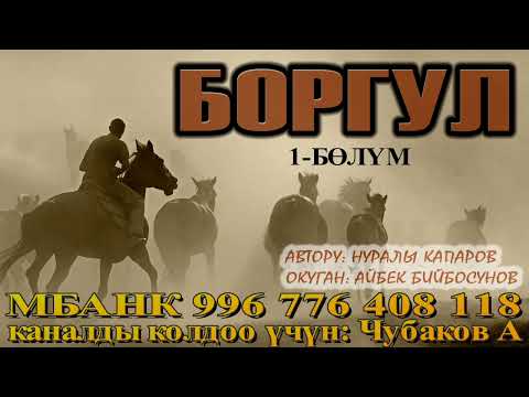 БОРГУЛ \ НУРАЛЫ КАПАРОВ \ 1-БӨЛҮМ