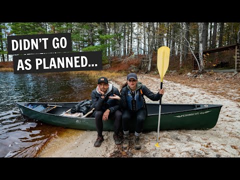 Our first CANOE CAMPING trip was a FAIL! (Kejimkujik National Park in Nova Scotia)