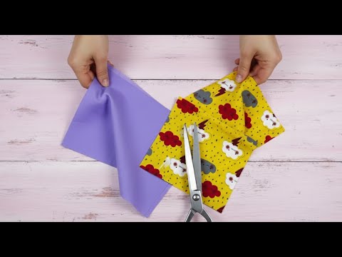 🤯 UNBELIEVABLE! Turn 2 Fabric Scraps into a Beautiful Gift in 13 Mins!
