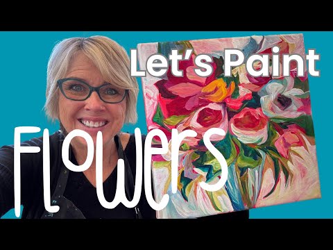 How To Paint Flowers!