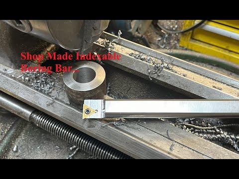 Shop made Indexable boring bar